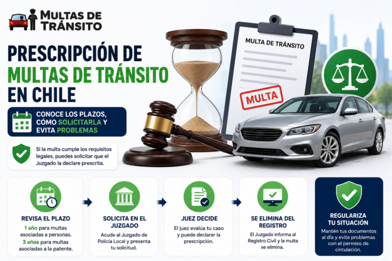 Prescripción de multas de tránsito en Chile